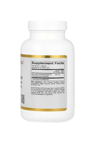 Epicor Dried Yeast Fermentate, 500 Mg, 120 Veggie Capsul.usa ... Aromasız