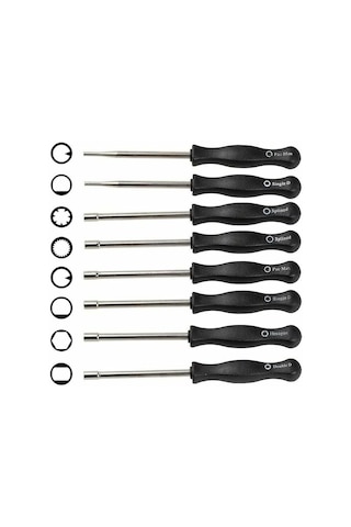 Mufunye 8 Farklı Karbüratör Tornavidası, Karbüratör Ayar Alet Seti 2 Zamanlı Motorlar İçin Karbüratör Ayarı