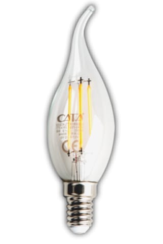 5 Adet Cata Ct 4064 Kıvrık Led Rustik Ampul 7w 3200k Gün Işığı E14 Duy