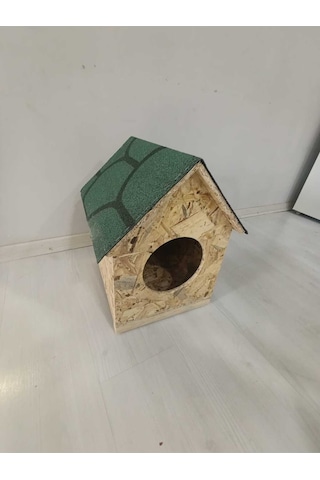 Kardemir Kedi Kulübesi Çatılı