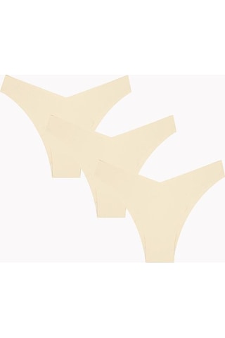Nbb Kadın Lazer Kesim V Shape Brazillian Sip Külot 328 3'lü Paket