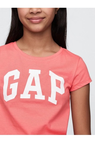 Kız Çocuk Gap Logo T-shirt Turuncu-6007 Turuncu