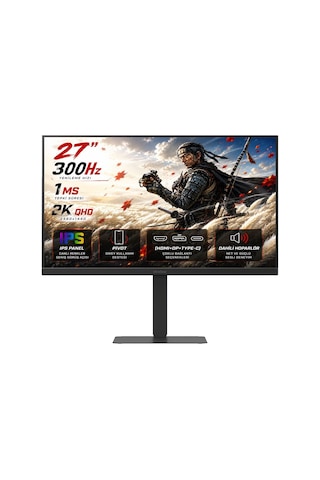 Lg 27g640a-b Ultragear G6 27" 1ms Gtg 300hz Hdmı+dp+usb-c G-sync + Freesync Premium 2k Qhd 2560x1440 Ips Pivot Gaming Monitör