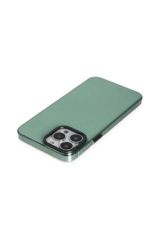 Newface Apple iPhone Uyumlu 14 Pro Kılıf Anka Pc Sert Metal Kapak Semeglbl - 97 - Yeşil