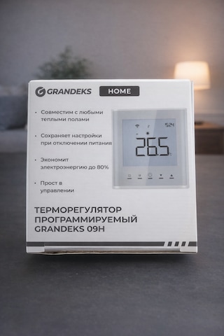 Programlanabilir Oda Termostatı Dokunmatik Ekran, Yerden Isıtma Uyumlu, 230v Beyaz