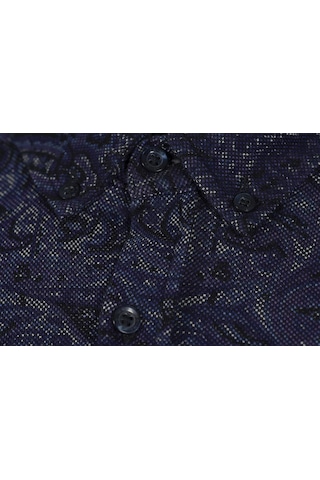 Arma Erkek Şal Desenli Gömlek K8gko1051 Mor