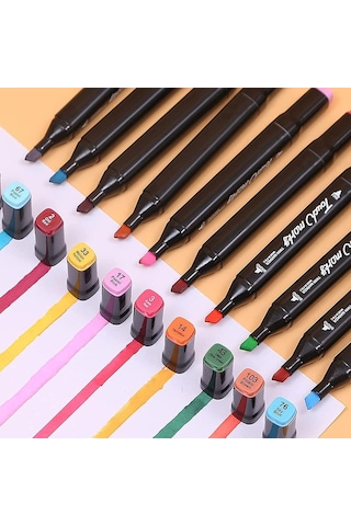 Valkyrie Touch Marker Art 24 Adet Çantalı Kalem Seti