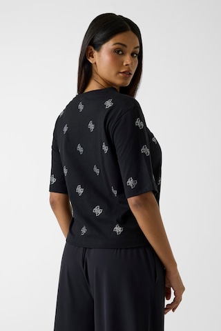 Guess Silvy Aktif Boxy Fit Kadın T-shirt V6gı18k2985 Siyah