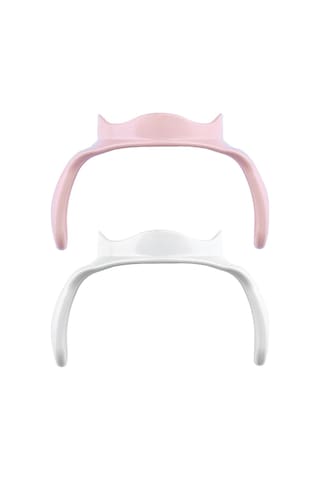 Mamajoo Eğitici Bardak Ve Biberon Kulpu 2'li Powder Pink / Beyaz