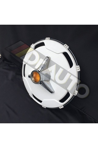 22.5 İnç Orta Boy Sarı Fırfırlı Jant Kapağı 4'lü Takım