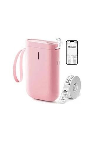 Nıımbot D11 Pembe Termal Taşınabilir Bluetooth Etiket Yazıcısı Kdo