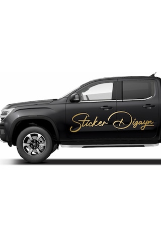Kişiye Özel Yazı Sticker, Ad Soyad Sticker, İsim Soyisim Sticker, Araba Oto Motosiklet Sticker 02513 30 Cm