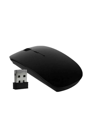 Siyah Wireless Kablosuz Sessiz Mouse Bluetooth Bağlantılı Diğer