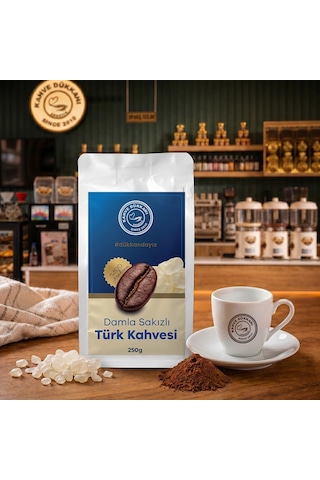 Damla Sakızlı Türk Kahvesi 250gr Hazır