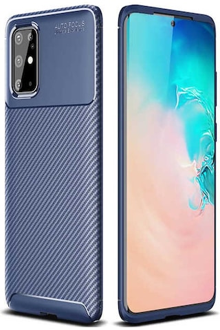 Galaxy S20 Plus Kılıf Zore Negro Silikon Kapak Kahverengi