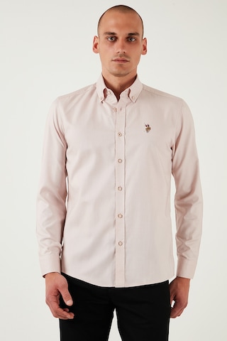 U.S. Polo Assn. U.s. Polo Assn Erkek Gömlek G081sz0042082904 Pudra Pudra