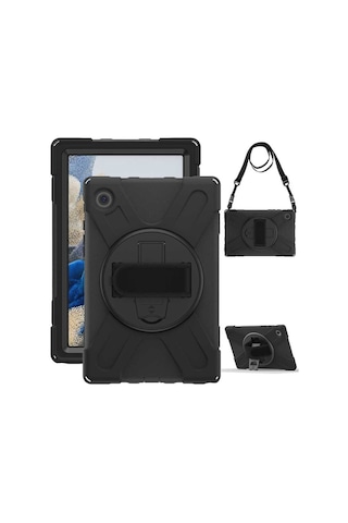 Galaxy Uyumlu Tab A8 10.5 SM-X200 (2021) Defender Standlı Koruyucu Kılıf