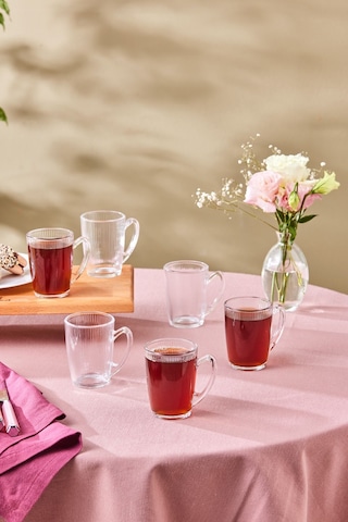 Karaca  Edna 6'lı Çay Fincanı Seti 160 Ml