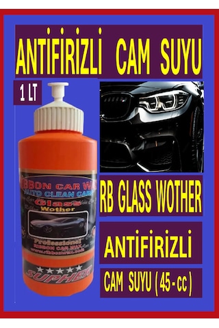 Rb Glass Wother Antifrizli Cam Suyu 1 Lt -45 Cc