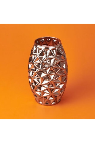 Evidea Deco Safir Vazo - Gümüş - 26 Cm Gümüş