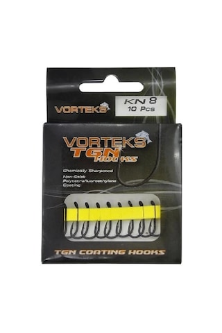 Vorteks 67814 Kn Tgn Sazan İğnesi 10 Lu Paket No:8 - Standart