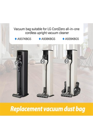 Lg Cordzero All-in-one Kablosuz Süpürge İçin 12 Adet Vakumlu Toz Torbası