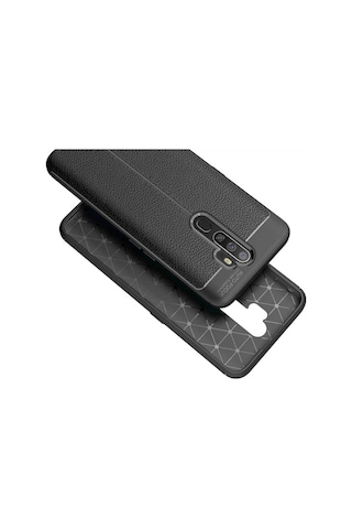 Oppo A5 2020 Kilif Deri Tarzi Niss Silikon Case 415770989