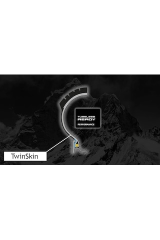 Schwalbe Racing Ralph TwinSkin 29x2.25 Dağ Bisiklet Dış Lastiği Siyah - Yeşil