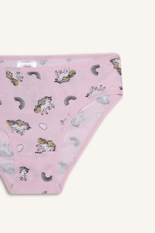 Defacto Kız Çocuk Desenli 3lü Slip Külot F8725a825aupn435 Pembe