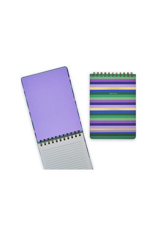 A5 Spiralli Stripe - Mauve Medley Çok Renkli