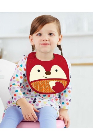 Skip Hop Zoo Silikon Önlük Tilki Skip Hop