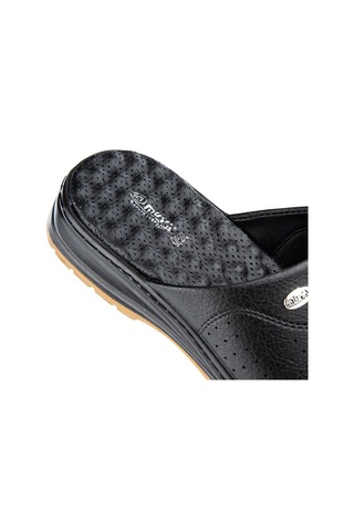 Muya Shore Çok Amaçlı Kaymaz Taban Topuk Dikeni Ortopedik Sabo Kadın Terlik Siyah