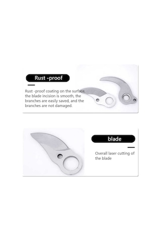 Kangvka Sk5 Çelik Bahçe Makası Bıçakları - 30mm/40mm Evrensel Kesme Aparatı