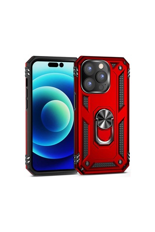 Apple Uyumlu iPhone 14 Pro Max Kılıf Zore Vega Kapak Mavi