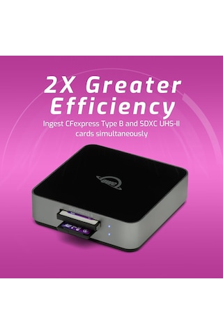 Owc Atlas Dual Cfexpress Ve Sd Kart Okuyucu - Çift Yuvalı Usb-c Hafıza Kartı Okuyucu