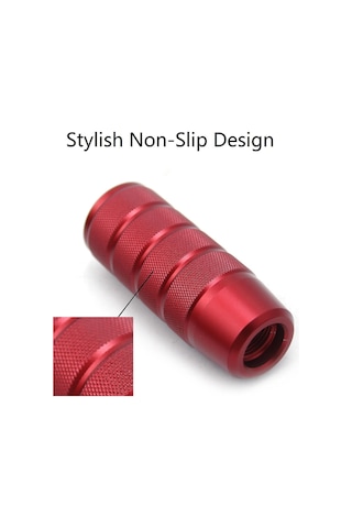 Reedark 95mm Kaymaz Vites Topuzu - Evrensel Araçlar İçin Yüksek Kaliteli Alüminyum Vites Kolu Mor