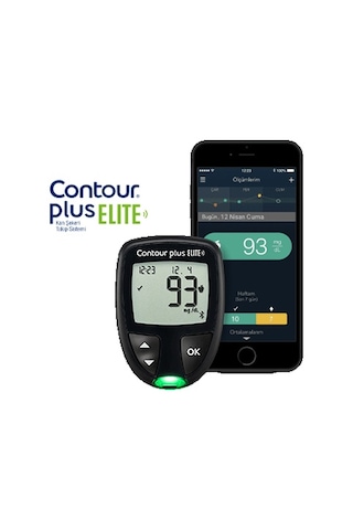 Ascensia Contour Plus Elite Bluetooth Özellikli Akıllı Şeker Ölçüm Cihazı