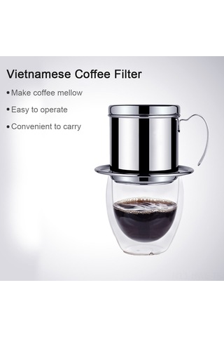 Honmex Siyah 304 Paslanmaz Çelik Vietnam Dökme Kahve Filtresi Diğer