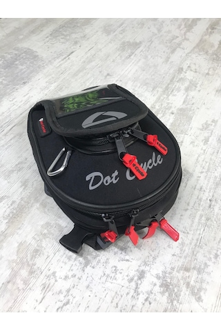 Dot Cycle Depo Üstü Suya Dayanıklı Mıknatıslı Askı Kayış ve Kancalı Motosiklet Çantası