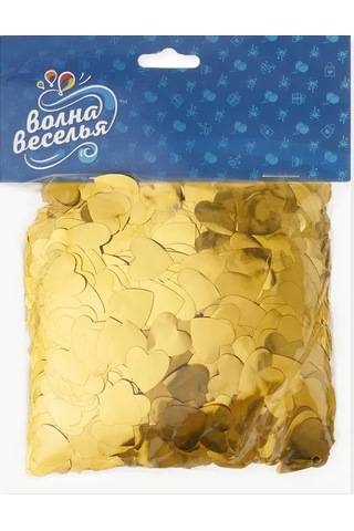 Eventbox Balonlar Ve Kutlamalar İçin Konfeti, Kalp Şekilli, Altın Rengi, 50 Gr. 133500267 Altın Rengi