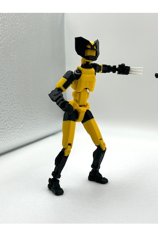 Dummy Wolverine Eklemleri Hareketli 14 Cm Mini Figür Wolverine
