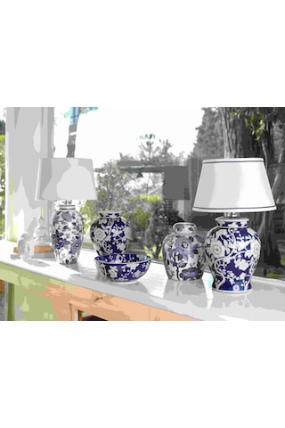 Linens Adore Porselen 23x23x28 Cm Vazo Çok Renkli