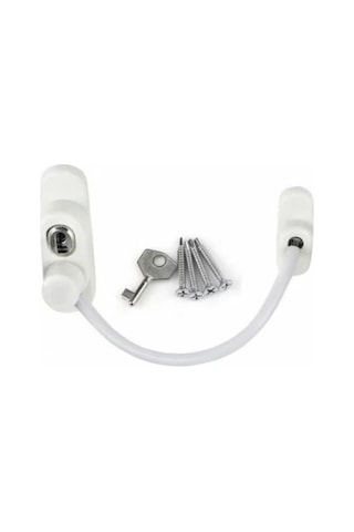 Kidmix Halatlı Emniyet Kilidi Beyaz