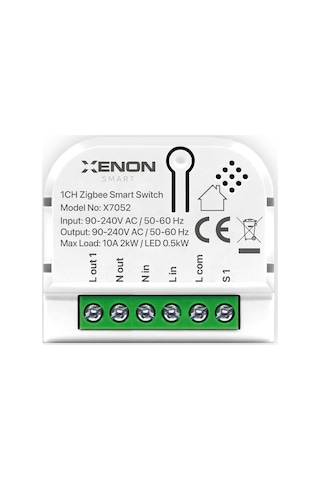 Zigbee Akıllı Tekli Anahtar Işık Şalteri Röle Modülü Mobil Uygulama Denetimli Tuya Uyumlu Google Home/alexa Dest