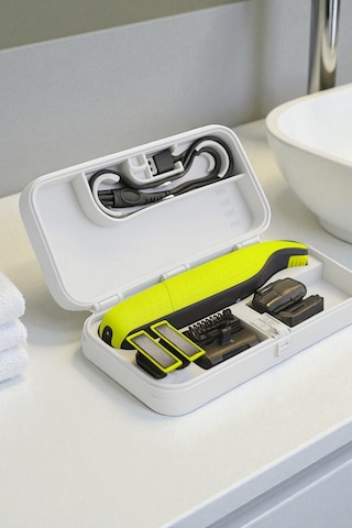 Oneblade Tıraş Makinesi Kutusu Dayanıklı Saklama Ve Koruma Çantası Beyaz Oneblade Tıraş Makinesi Kutusu Dayanıklı Saklama Ve Koruma Çantası Beyaz