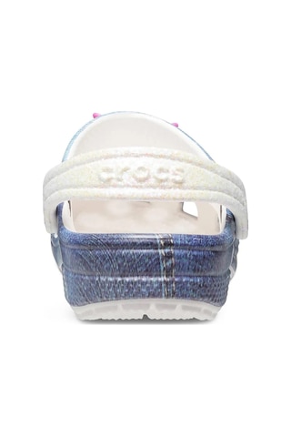 Crocs Classıc Denım Kız Çocuk Terlik 208302-94s 208302-94s Çok Renkli Çok Renkli