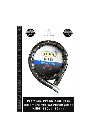 Premium Pratik Kilit Park Ekipmanı Ym752 Motorsiklet Kilidi 120cm 22mm