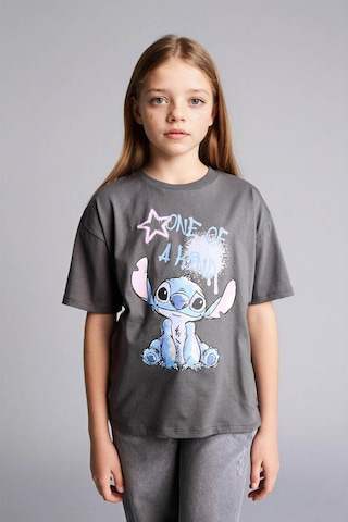 Defacto Dısney Lılo & Stıtch Tişört Kız Çocuk Antrasit Kız Çocuk T-shirt H0724a8/ar58 Antrasit