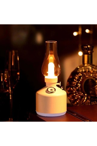 Divex Gaz Lambası Görünümlü Hava Nemlendirici Vintage Lamp Humidifier H-47