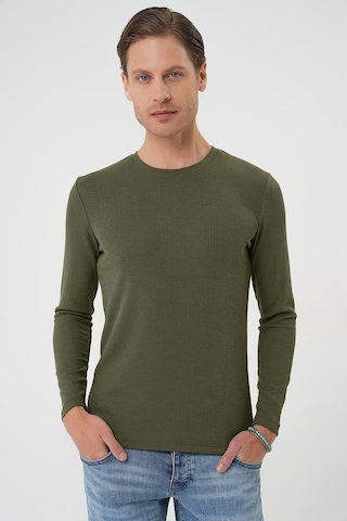 Efor Ts 887 Slim Fit Haki T-shirt Haki